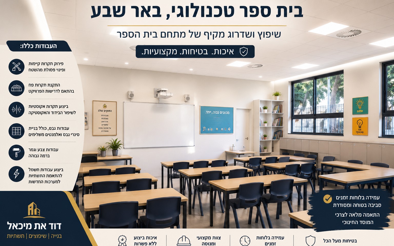 בית ספר טכנולוגי, באר שבע (עבור דוד את מיכאל)